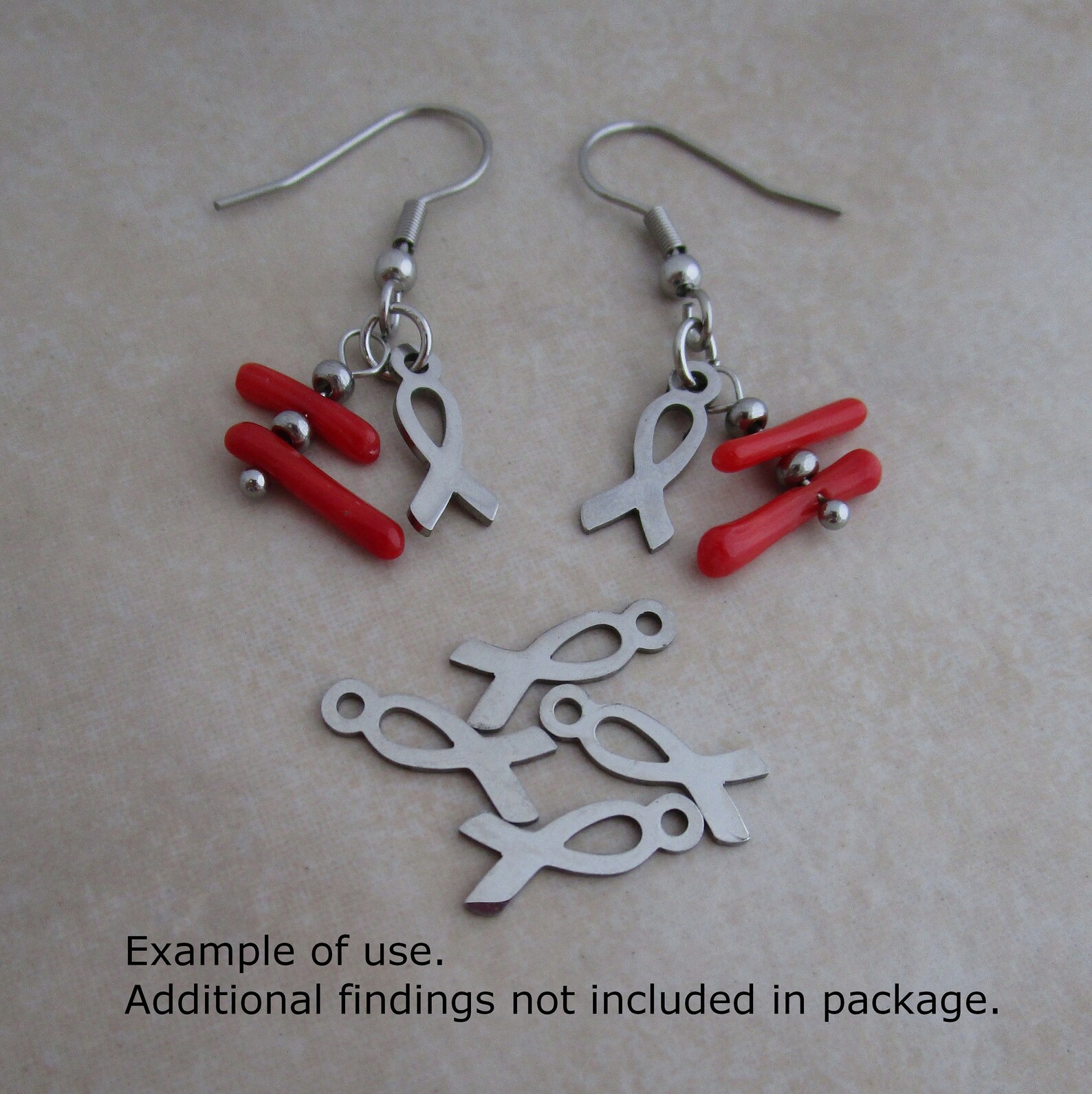 Stainless Steel 14mm Awareness Ribbon Charms - Etsy