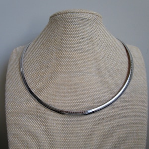 stainless steel 6mm omega necklace hypoallergenic 18 inch
