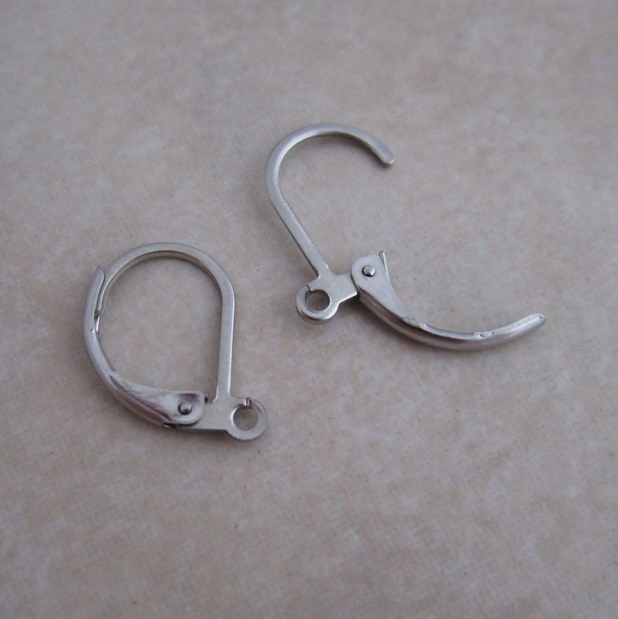 210Pcs French Earring Hooks Hypoallergenic Lever Back Earrings Hooks French  Ear Wire Metal Brass Leverback Earring French Hook Earwires Earring