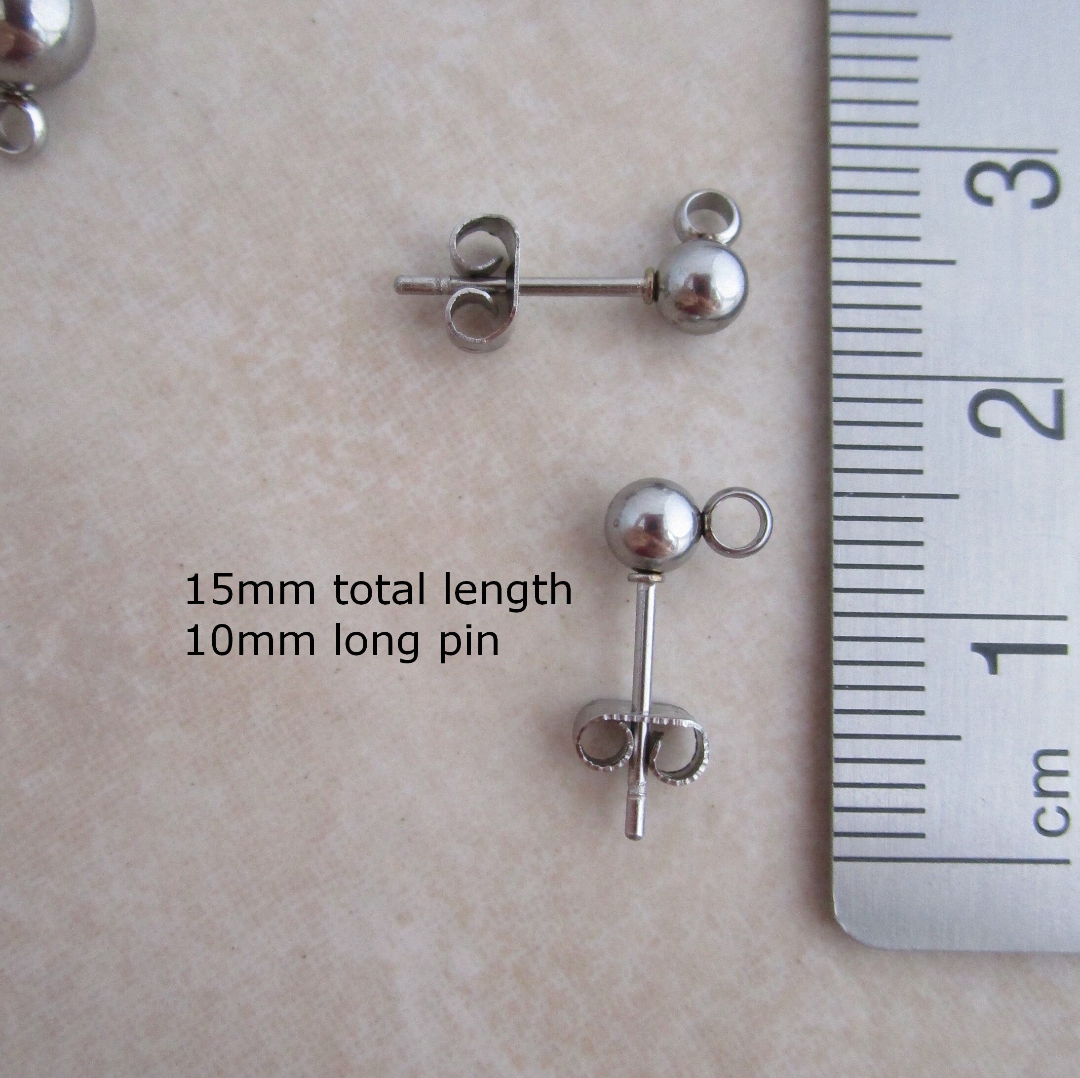 thumbnail image 2 of Aazon.co: 12PCS 18K Earring Backs For Studs, Silicone Earring Backs... 2 of 13