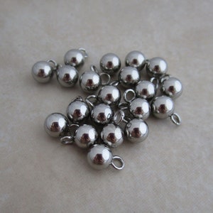 stainless steel 5mm ball charm