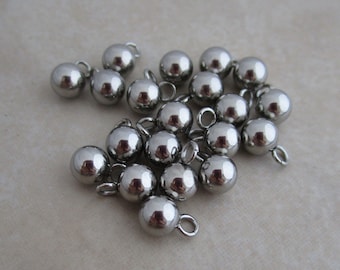 stainless steel 5mm ball charm