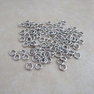 100 Heavyweight 16g Jump Rings Stainless Steel Open 6mm 7mm 9mm