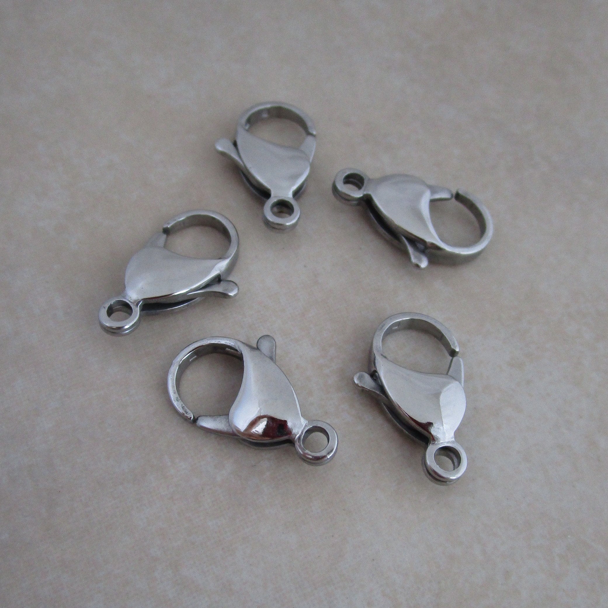Lobster clasp stainless steel deals