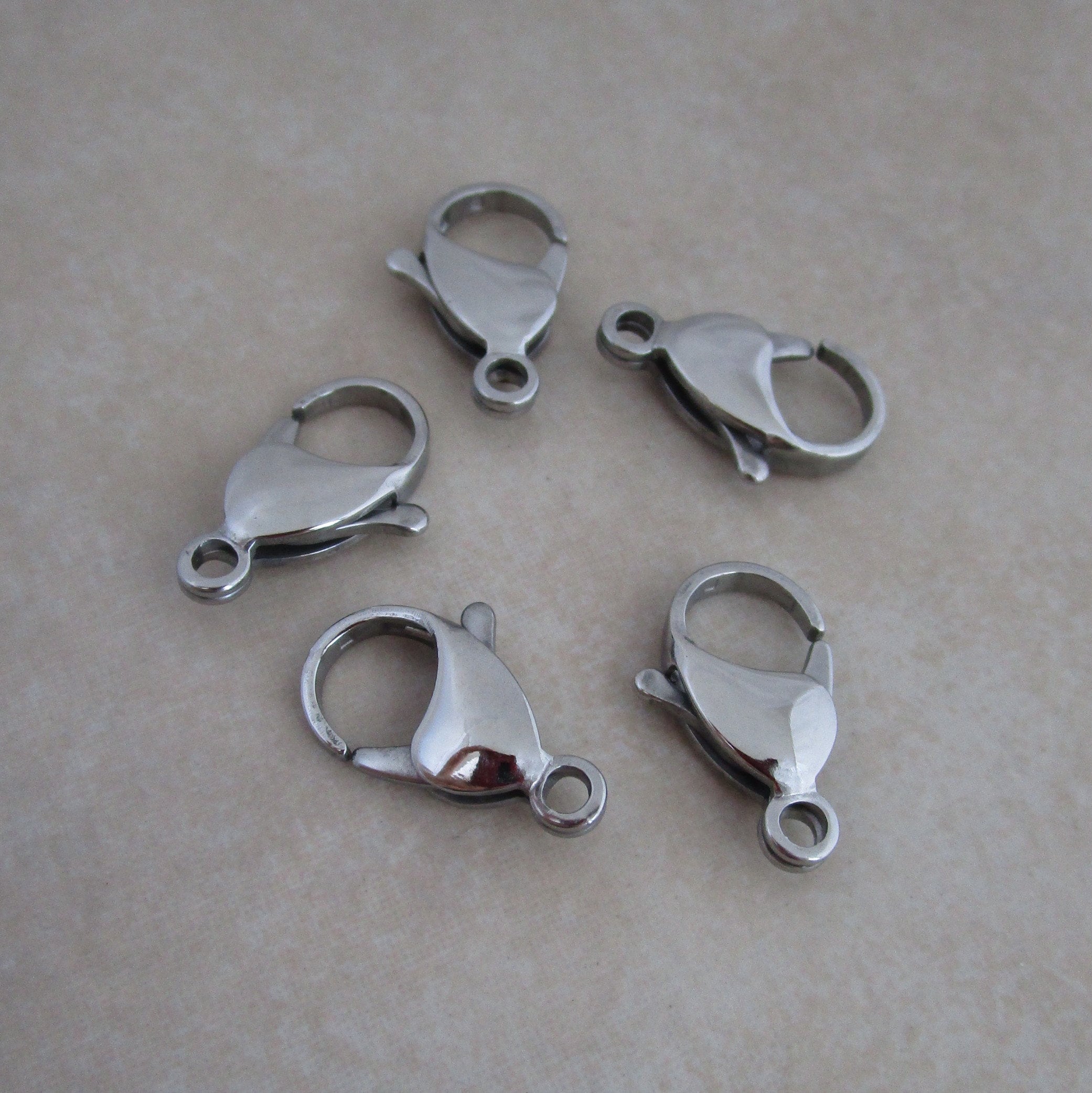 LOBSTER CLAW Clasp 19x12mm Stainless Steel