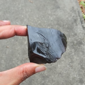 361.50 Cts Natural Beautiful Flawless Black Obsidian Rough Gemstone