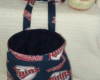 Bolsa de basura, Minnesota Twins, soporte para control remoto, contenedor de desechos, hecho en Maine