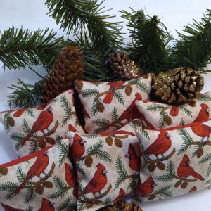 Balsam Pillow, Balsam Fir Pillow, Birds, Cardinals