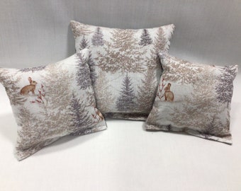 Balsam Gift Set, Balsam Fir, 3 pc. Bunnies, Trees, Winter Scene