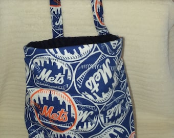 Bolsa de basura, Mets de Nueva York, soporte para control remoto, contenedor de desechos, Hecho en Maine