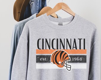 Retro Cincinnati Football Sweatshirt, Cincinnati Sweatshirt, Joe Brr Sweatshirt, Cincinnati Football, Retro Cincinnati, Gift for Cincinnati