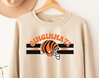 Retro Cincinnati Football Sweatshirt, Cincinnati Sweatshirt, Joe Brr Sweatshirt, Cincinnati Football, Retro Cincinnati, Gift for Cincinnati