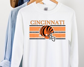 Cincinnati Football Sweatshirt, Vintage Style Cincinnati Football, Cincinnati Football Crewneck Sweatshirt, Cincinnati Sweatshirt, Joe