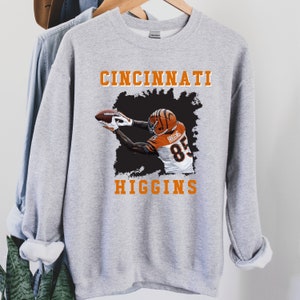 Cincinnati Football Sweatshirt, Tee Higgins Shirt, Vintage Style Cincinnati, Cincinnati Football Sweatshirt, Cincinnati Sweatshirt
