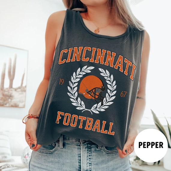 Retro Cincinnati Football Shirt, Vintage Style Cincinnati, Joe Burrow Shirt, Gift for Cincinnati fan, Cincy Shirt, Cincy gift, Bengal Shirt