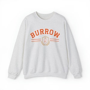 Joe Burrow Sweatshirt, Burrow Crewneck, Joe Burrow Shirt, Retro Cincinnati Football Sweatshirt, Vintage Style Cincinnati, Cincy Sweatshirt image 6