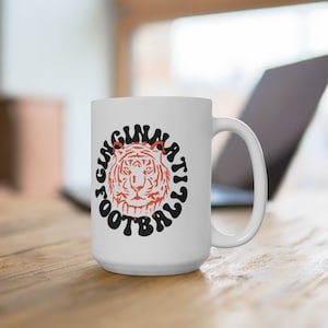 Cincinnati Football Mug 15oz, Cincinnati Football Coffee, Gift for Cincinnati Fans, Joe Burrow Coffee Cup, Gift for Joe Burrow Fan