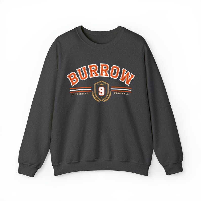 Joe Burrow Sweatshirt, Burrow Crewneck, Joe Burrow Shirt, Retro Cincinnati Football Sweatshirt, Vintage Style Cincinnati, Cincy Sweatshirt image 7