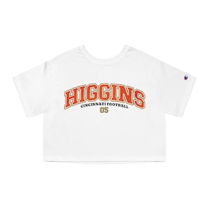 Tee Higgins Crop Top, Tee Higgins Shirt, Cincinnati, Cincinnati Football Sweatshirt, Vintage Style Cincinnati, Cincy Sweatshirt