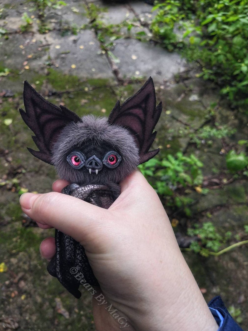 Cute Baby Vampire Bat Walda Artist Toy Stuffed Animal