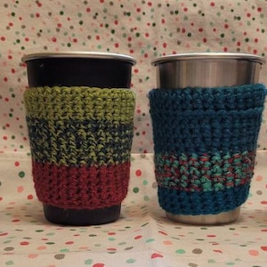 Coffee Sleeve, Coffee Cup Cozy, Steel Pint Cozy, Coffee Cup Sweater, Steel Pint Sweater, Steel Pint Sleeve