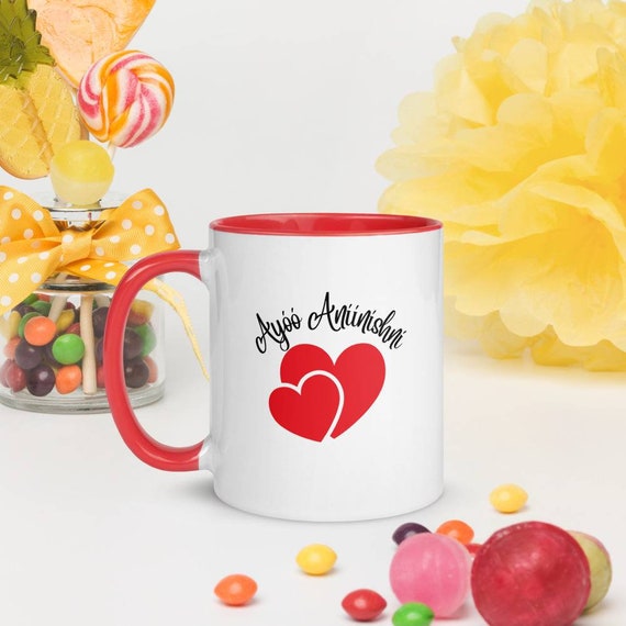 I Love You in Navajo Mug Ayóó Anííníshní Diné Bizzad Unique Etsy