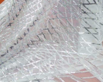 9 Colors Sparkle Sequins Lace Fabric, Black Silver Sequined Tulle Mesh Fabric for Dance Costumes, Evening Dress, Prom Gown, Garments Sewing