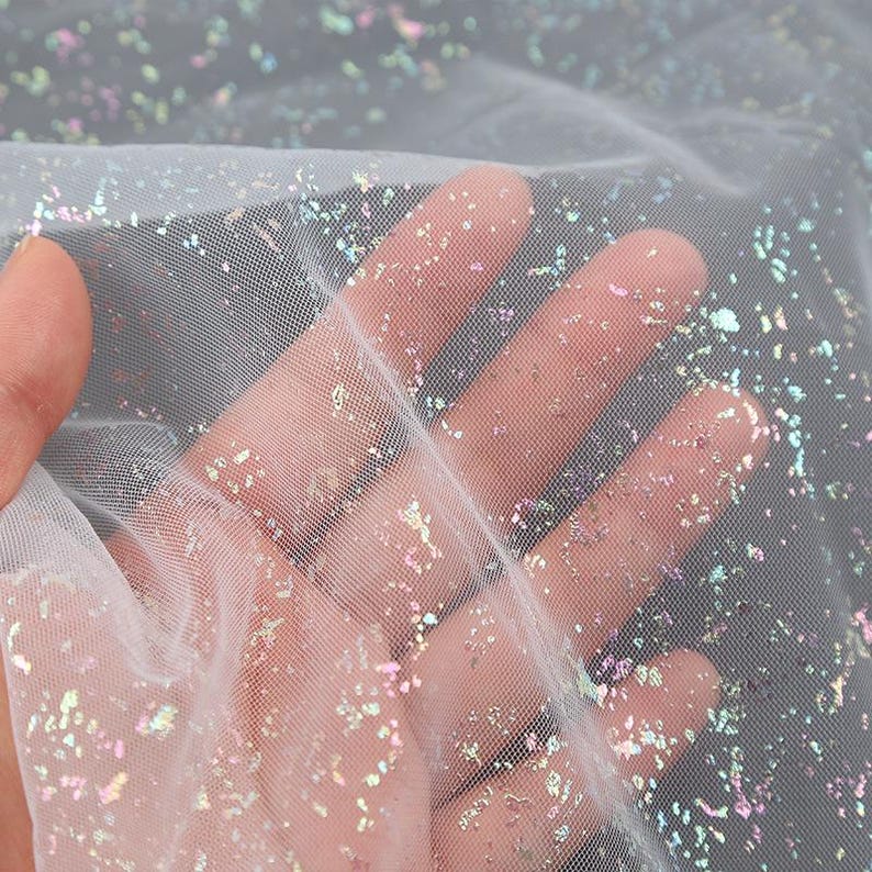 6 Rollos De Tul Brillante 25 Yardas – Tela De Fiesta Para Tutús, Bodas Y Manualidades