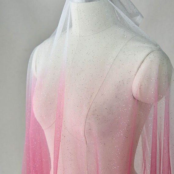 Pink ombre tulle skirt sales