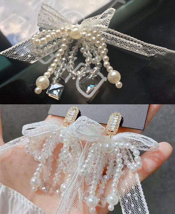 Abito Da Sposa In Tessuto Finiture In Pizzo Nastro Di Pizzo Con - Foto 13