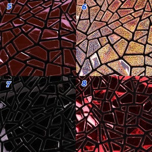 1 Yard Spiegel Silber Pailletten-Stoff, unregelmäßiger geometrischer Metallic-Stoff, Samt-Stoff, Modekleid-Stoff, Abschlussball-Partykleid-Stoff Bild 11