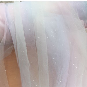 Rainbow Ombre Tulle Fabric, Gradient Illusion Glitter Tulle Mesh Lace ...