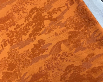 19 Colors, Unique Gardens Pavilions Landscape Painting Jacquard Fabric for Wedding Dress, Blouse, Skirt, Cheongsam, Costumes, Crafts, Sewing