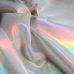 Beautiful Ombre Fabric, Gradient Rainbow Fabric for Costume Design, Upholstery Fabric, Party Decor, Garments Crafts