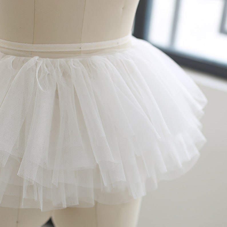 Six Layers Tulle Lace Trim Ruffled Lace Trim Ruffled Mesh Etsy