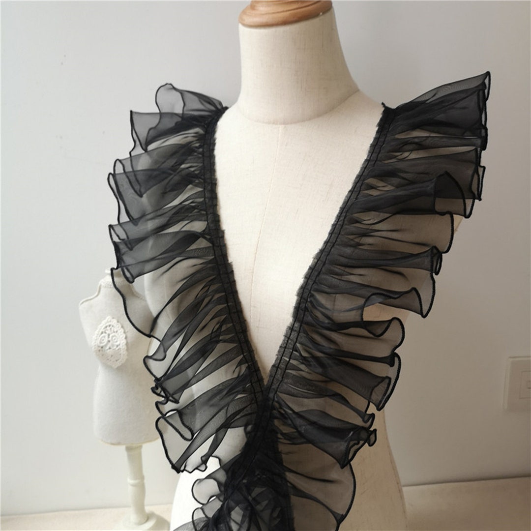 【PRENDA】 SHIRRING LACE FRILL TEE Shirring lace frill top (3color) - MIAE | 60% - Asian