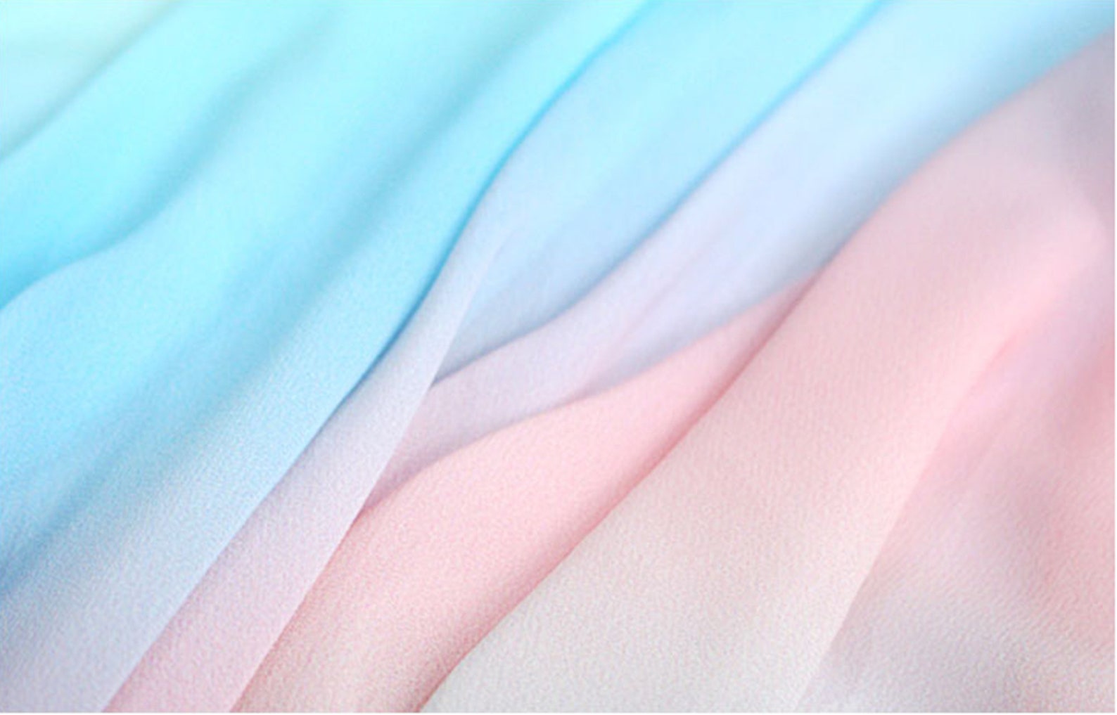 Soft Ombre Chiffon Fabric Gradient Color Chiffon Fabric for - Etsy