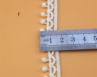 Vintage Embroidered Flower Lace Trim - 182cm White Milk Silk Ribbon For Wedding Dresses & DIY Crafts