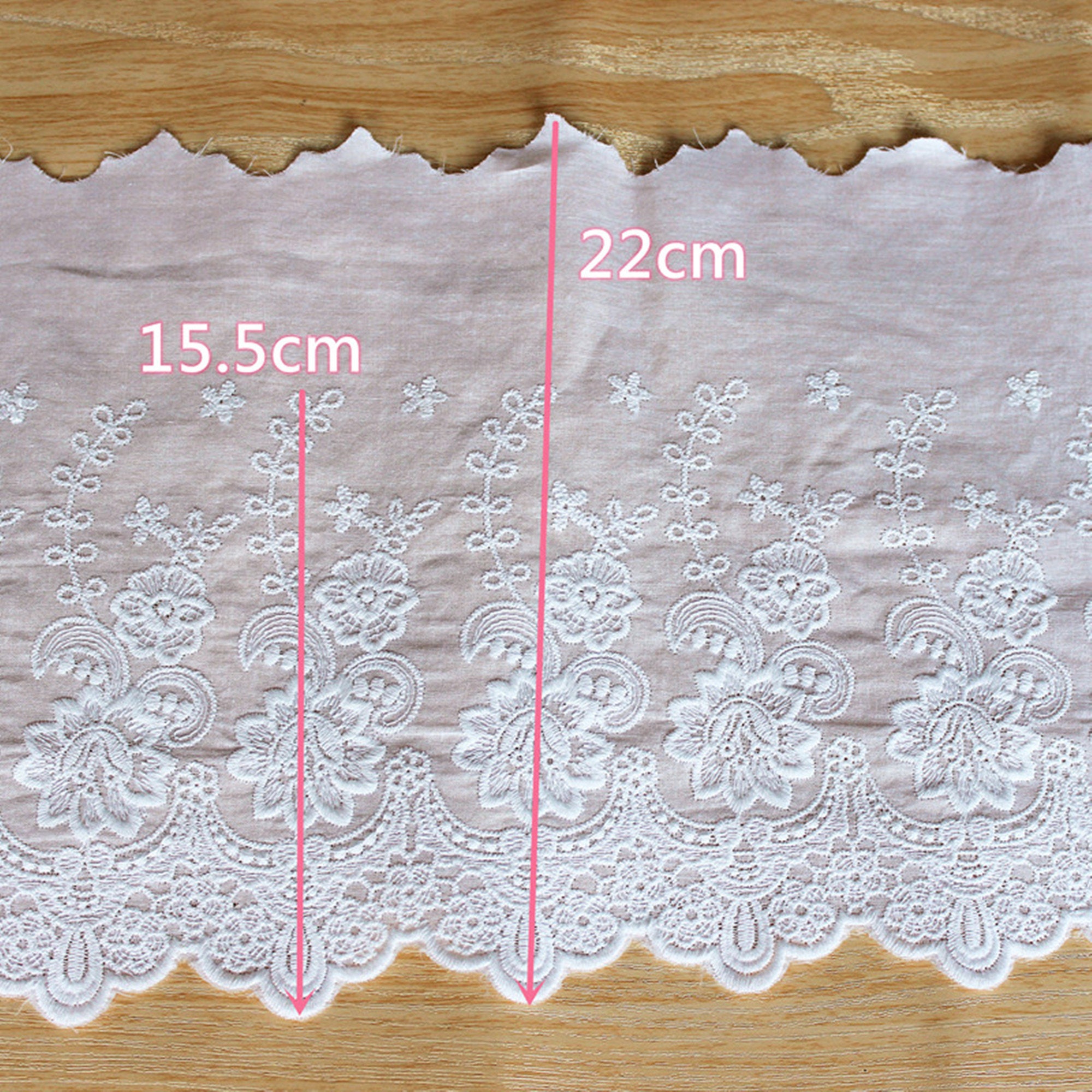 Vintage Black Lace Trim, 8.26