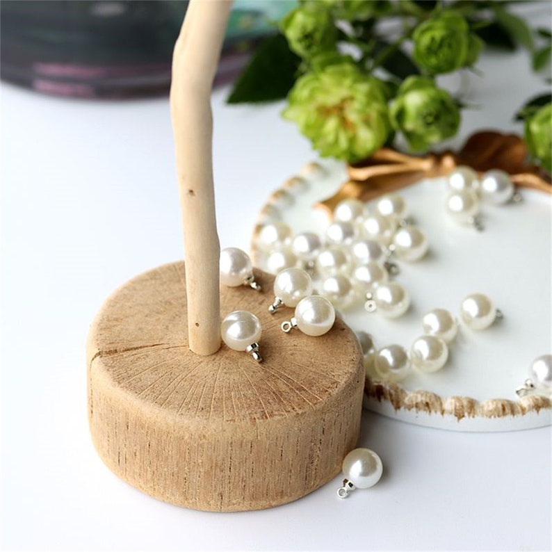 10 Pcs Adorable Pearl Buttons, Small Button for Costume, Sewing Crafts ...
