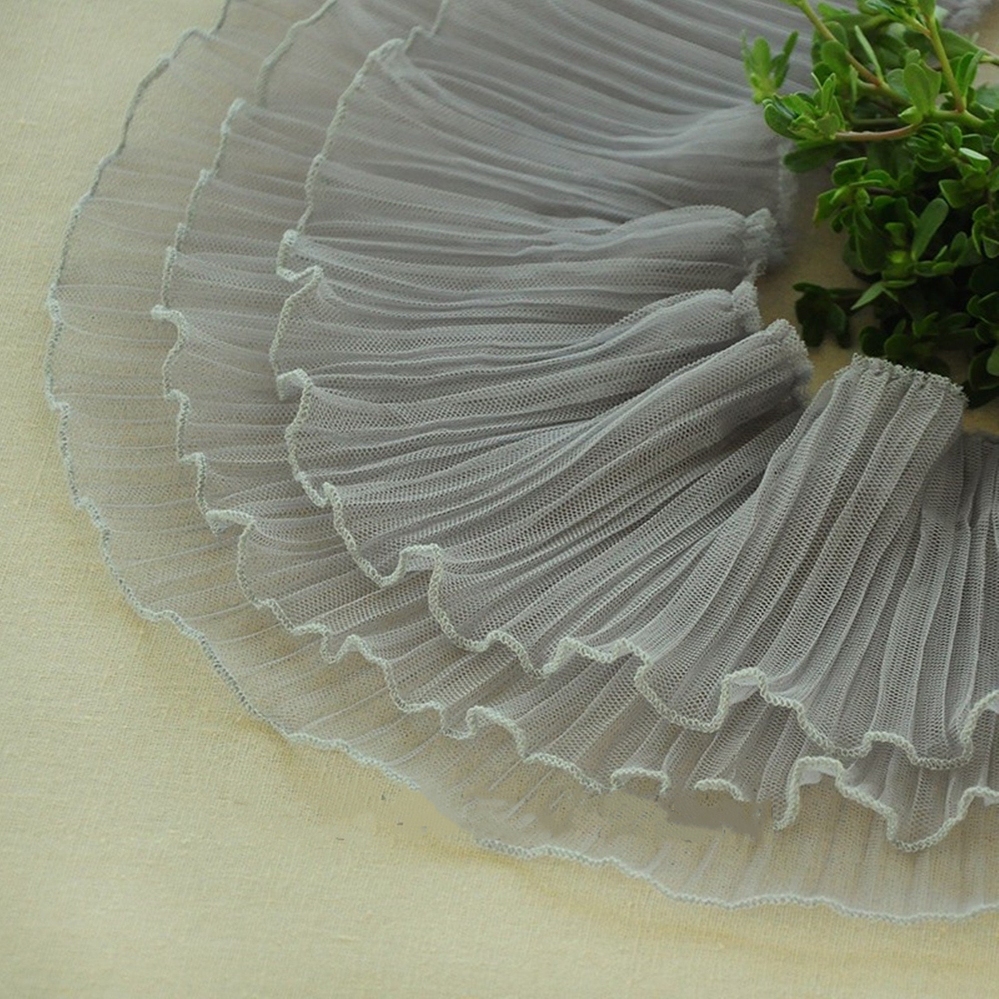 3 Layers ruffle lace trim ruffled lace trim decorative lace | Etsy