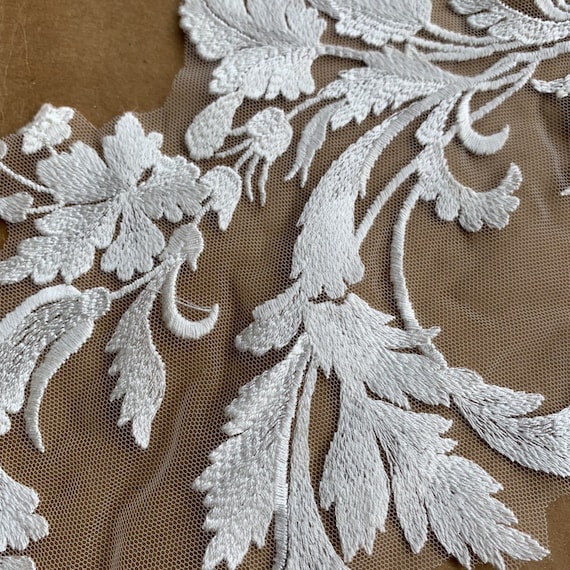 Qualità e Comfort Consegna rapida su ogni ordine Esclusiva online 3D Ricamo Fiori Pizzo Tessuto