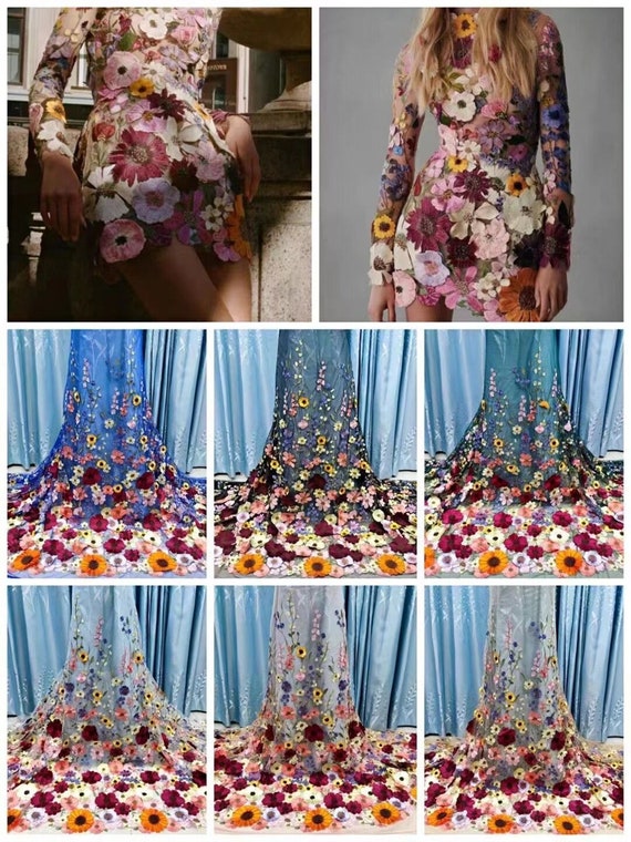 パーティードレス Floral Embroidery Tulle Floral Gown vizcaya-by-mori-lee-89423-