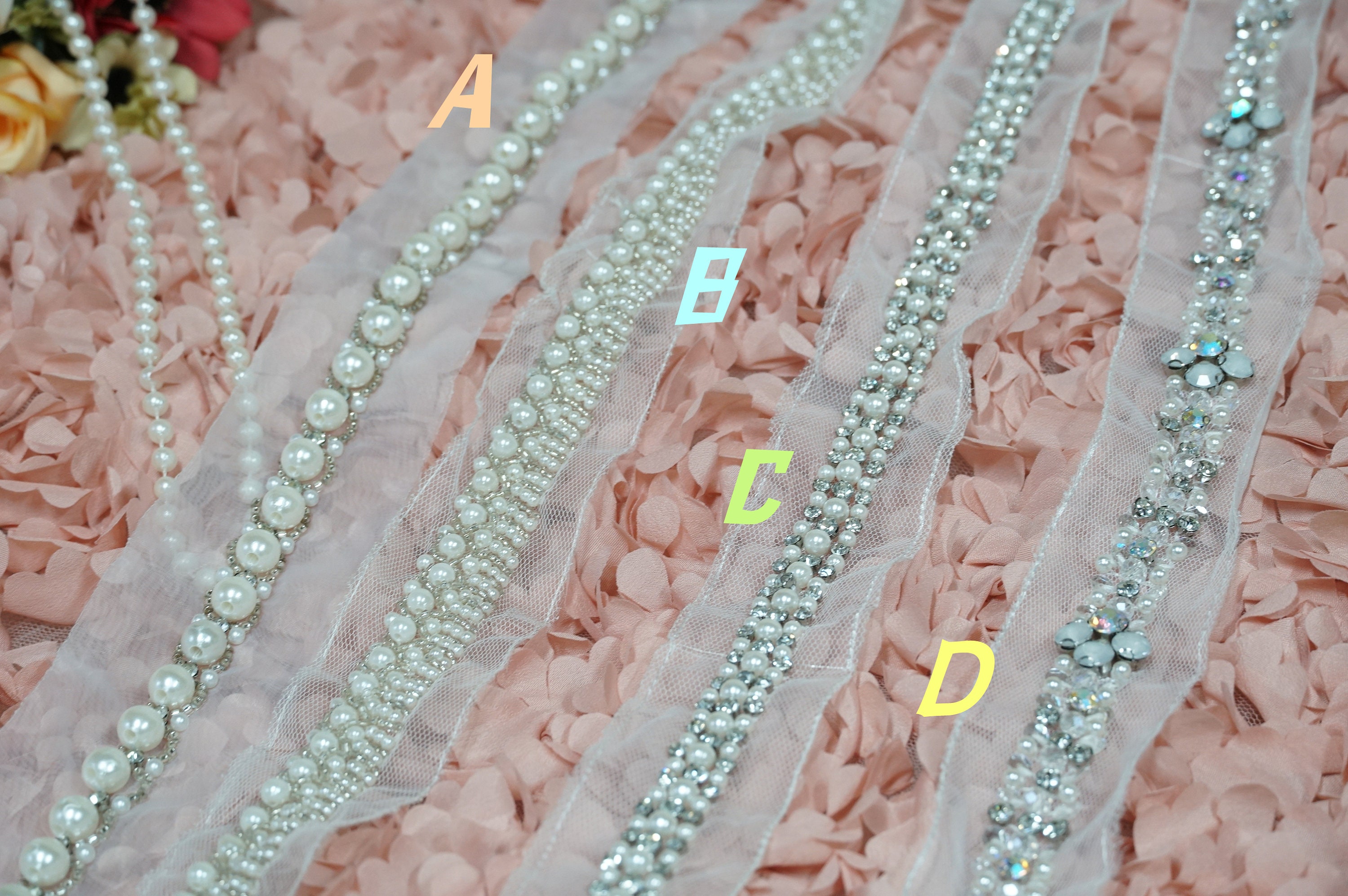 Nastro Di Perle In Organza Fenteer – 10 Metri Di Ghirlanda Decorativa Con Perle, Bianco, Per Artigianato, Feste, Matrimoni E Regali