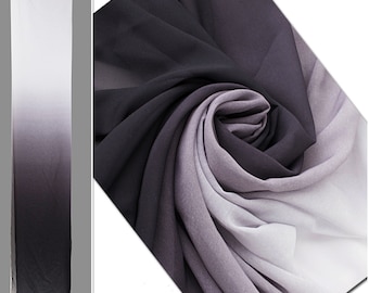 Ombre Chiffon Fabric, Two-tones Chiffon Fabric, Gradient Soft Chiffon Lace Fabric for Dance Costume, Shirt, Summer Dress, Gown