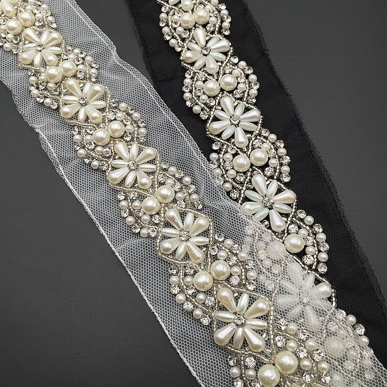 beaded bridal trim