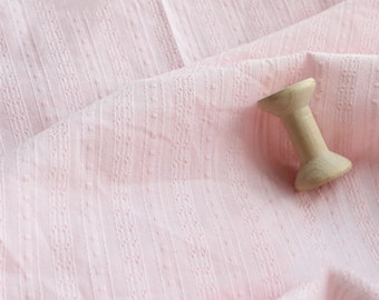 Soft Cotton Fabric, Striped Embroidery Cotton Fabric, Shirts Fabric, Children's Fabric, Garment Fabric, Curtain Fabric, 100% Cotton Fabric