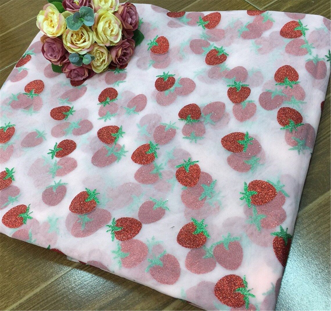 sequin strawberry
