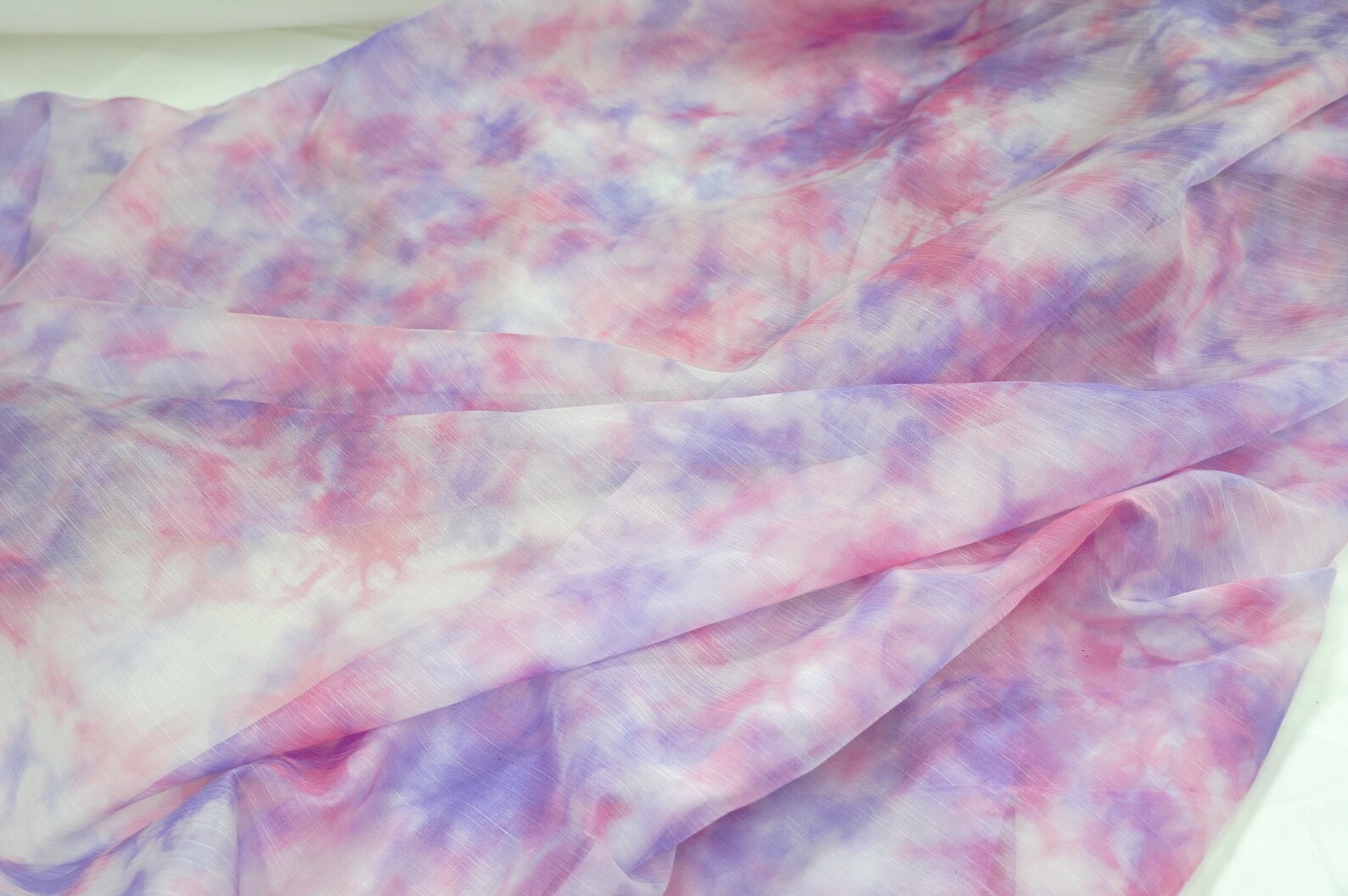 Silk Fabric ombre sheer silk lace fabric tie dyed style silk Etsy