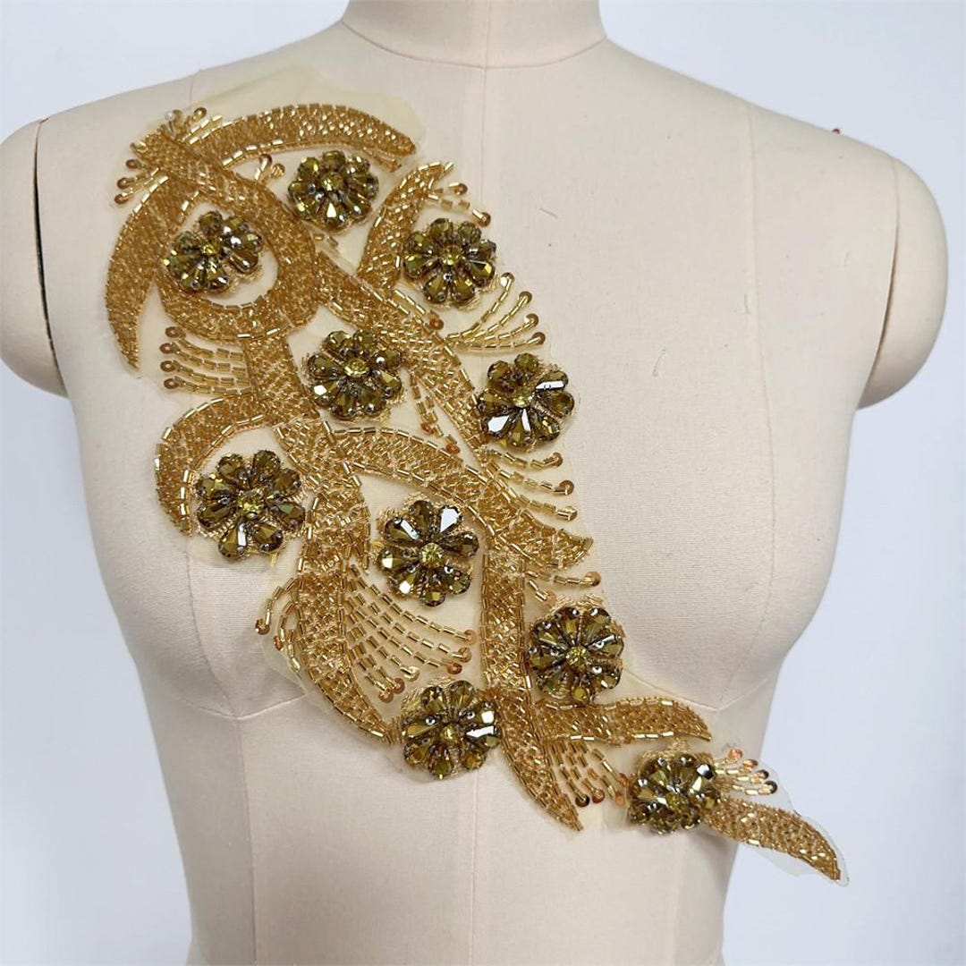 Magnific Leaf Applique Dress